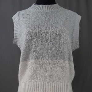 VTG 80's Brunny Loose Knit Vest Sleeveless Sweater